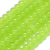 Natural Malaysia Jade Beads Strands G-B165-G01-5x8mm-05-2