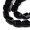 Natural Black Agate(Dyed & Heated) Beads Strands G-N342-148C-4
