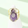 Natural Amethyst Cuff Rings GG-CBA5FCC-03G-05-1