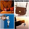 80Pcs 4 Colors Cross Wooden Pendants DIY-NB0007-52-7