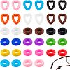 17 Pairs 17 Style Silicone Eyeglasses Ear Grip SIL-NB0001-08-1