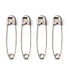 Platinum Plated Iron Safety Pins X-P0Y-N-3