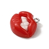 Opaque Resin Pendants FIND-Z043-03B-2