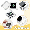 Acrylic Loose Diamond Packaging Boxes with Magnetic CON-WH0105-14B-3