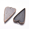 Tibetan Style Alloy Big Pendant Cabochon Settings LS-X-RLF11251Y-NF-2