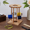 Pine Wood Crochet Basket Display Stand Base DIY-WH0656-88C-5