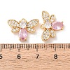 Brass Micro Pave Cubic Zirconia Pendants KK-A284-15G-02-3