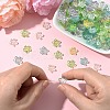 15g Transparent Acrylic Bead Caps TACR-YW0003-07E-4