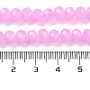 Baking Paint Imitation Jade Glass Bead Strands X-DGLA-A034-J6MM-A49-5
