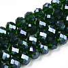Electroplate Glass Beads Strands EGLA-A034-T6mm-A31-1