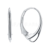 Sterling Silver Leverback Hoop Earring Findings X-STER-M104-02S-2