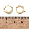 304 Stainless Steel Huggie Hoop Earring Findings SA-CBA1CA2-11G-3