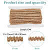 10M Braided Burlap Ribbon OCOR-GO0001-16E-2