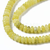 Natural Lemon Jade Beads Strands G-S366-115-3