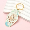 Alloy Enamel Keychains KEYC-YW00224-08-1