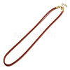 Nylon Milan Cord Necklace Making MAK-M028-01G-07-1