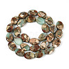 Synthetic Aqua Terra Jasper Beads Strands G-S366-015B-01-2