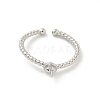Brass Cup Peg Open Cuff Ring Settings LS-KK-G518-02P-02-2
