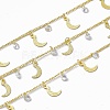 Handmade Brass Curb Chains CHC-F015-19G-1