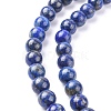 Natural Lapis Lazuli Beads Strands G-G099-8mm-7-2