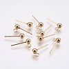 Ion Plating(IP) 304 Stainless Steel Ball Stud Earring Post STAS-H410-10G-1
