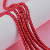 Synthetic Turquoise Beads Strands TURQ-G110-8x4mm-01-2