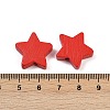 Spray Painted Wood Beads WOOD-F017-01C-3