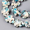 Synthetic Turquoise Dyed Beads Strands G-P507-05A-4-2