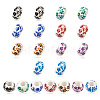 70Pcs 7 Colors Handmade European Porcelain Beads PORC-TA0001-04-2