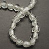 Handmade Silver Foil Glass Beads FOIL-R050-12x8mm-17-1