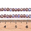 Electroplate Glass Beads Strands EGLA-A044-T2mm-L07-4