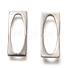 Non-Tarnish 201 Stainless Steel Linking Rings STAS-Z031-07P-2