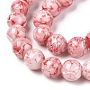 Drawbench Glass Round Beads GLAD-WH0001-01-09-3