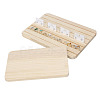 6-Slot Rectangle Jewelry Slotted Display Stands WOCR-PW0003-58-1