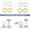 50Pcs Tibetan Style Alloy Bead Frame TIBEB-FS0001-10AG-4