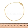 2MM Brass Ball Chain Bracelet Making KK-D238-01G-3