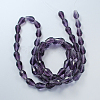 Glass Beads Strands GLAA-R024-11x8mm-2-2