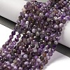 Natural Amethyst Beads Strands G-L581A-001B-2
