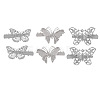 Alloy Alligator Hair Clips PW-WG08715-01-1