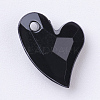 Opaque Acrylic Charms X-MACR-G055-11mm-01-3