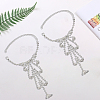 2Pcs Crystal Rhinestone Tennis Ring Bracelet BJEW-CN0001-17C-7