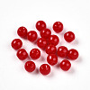 Opaque Solid Color Glass Beads GLAA-N007-4mm-A08-1