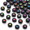 Opaque Black Acrylic Beads MACR-S273-40-1