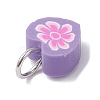 Handmade Polymer Clay Pendants PALLOY-JF04357-01-5