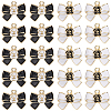 48Pcs 2 Colors Alloy Enamel Pendants ENAM-SC0006-57-1
