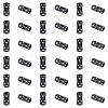40Pcs Hollow 304 Stainless Steel Beads STAS-UN0060-15-1