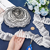 7.5 Yards Polyester Chiffon Ruffled Trimming OCOR-FG0001-61-3