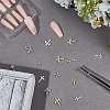 Alloy Rhinestone Cabochons MRMJ-CP0001-29A-3