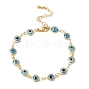 Brass Link Bracelest for Women BJEW-K298-02G-4