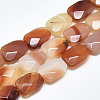 Natural Red Agate Beads Strands G-T122-01B-1